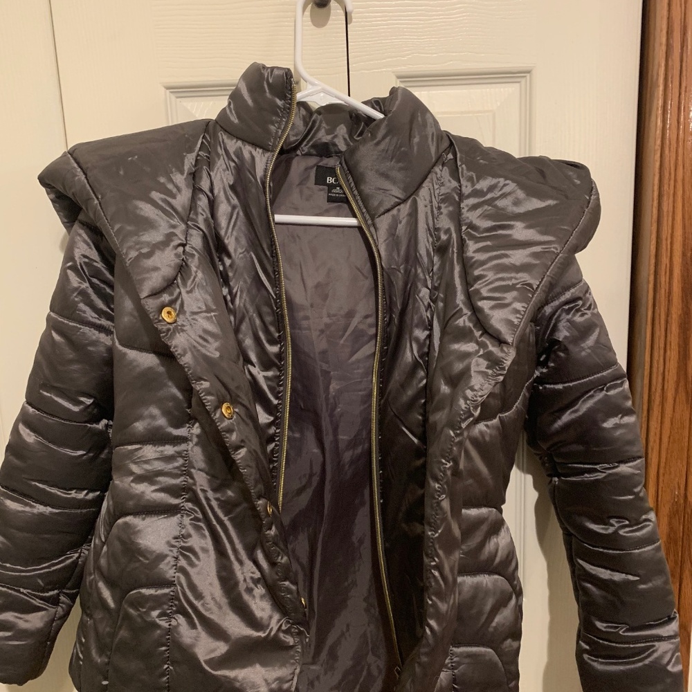 BCX Girls Gray Winter Coat